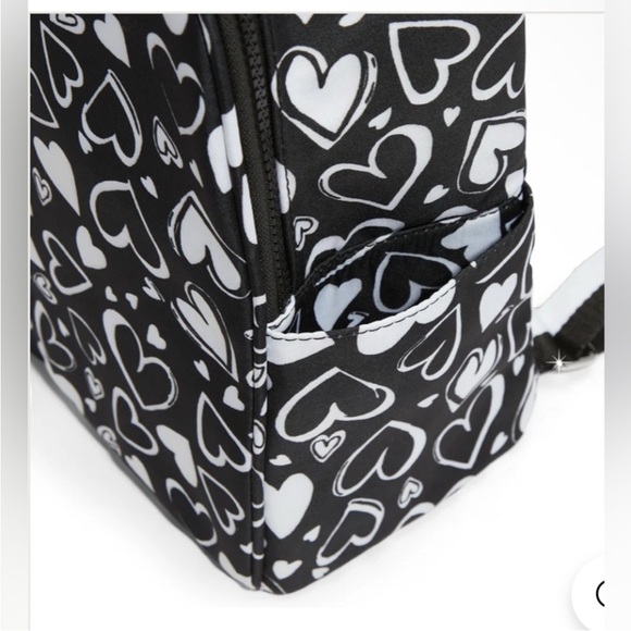 Brighton Limited Edition “Endless Love” Heart Compact Backpack Black & White NWT main image 9